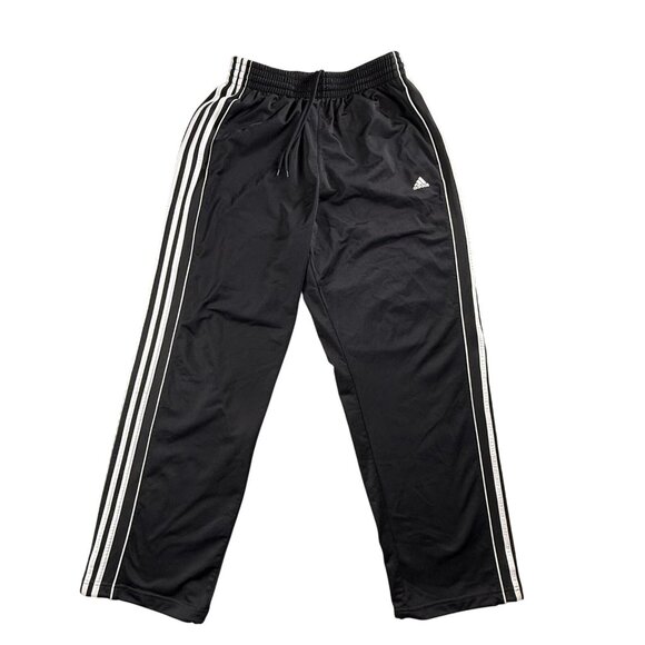 Adidas Track Pants Men Large 3 Stripe Athletic Soccer Joggers 107230 Gym Workout - Picture 1 of 16